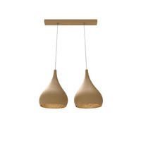 HÄNGELEUCHTE - Goldfarben, Metall (55/25/55cm) - Lumicom