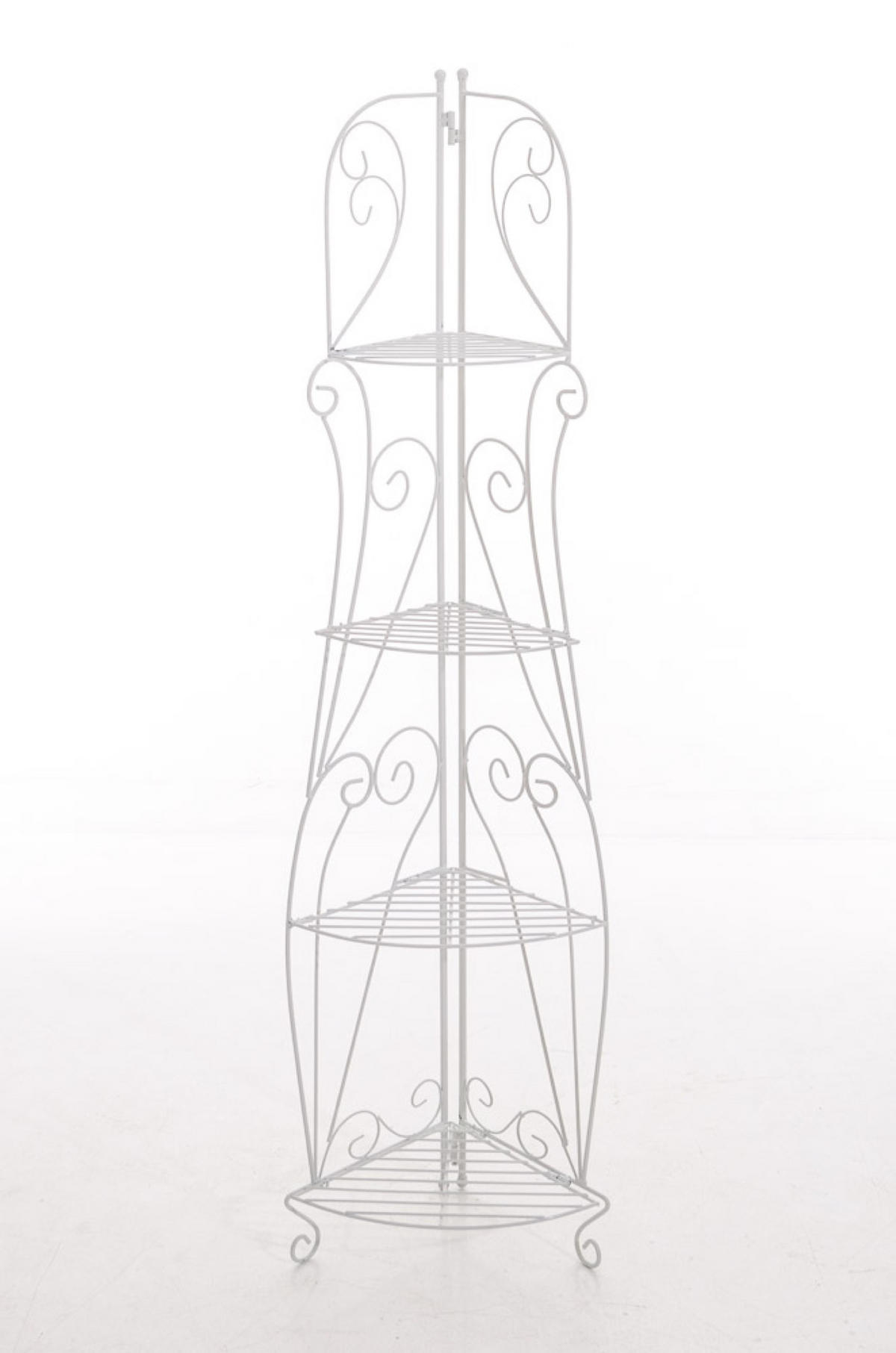 STANDREGAL Irmi weiß - Weiß, Metall (40/154/30cm) - TPFGarden