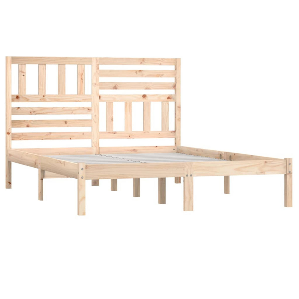 BETT Joseph 146/195.5 cm - Braun, Holz (140/190cm) - Nettlife