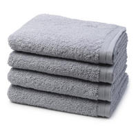 HANDTUCH Superwuschel 4er-Set - Hellgrau, Textil (50/100cm) - MÖVE