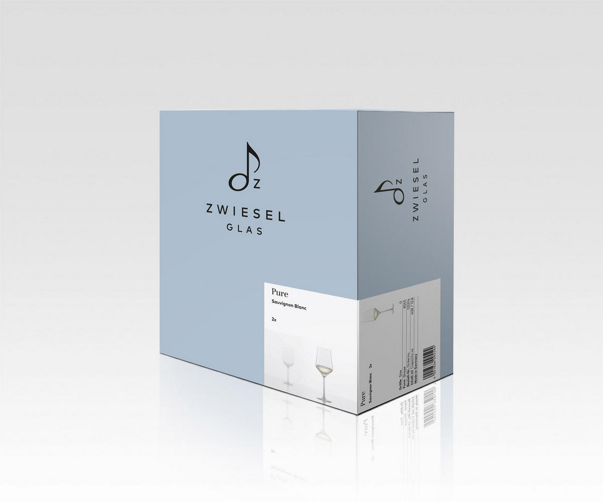 SAUVIGNON WEISSWEINGLÄSER Pure transparent 408 ml 6er Set - Transparent, Glas (0.408L) - Zwiesel Glas