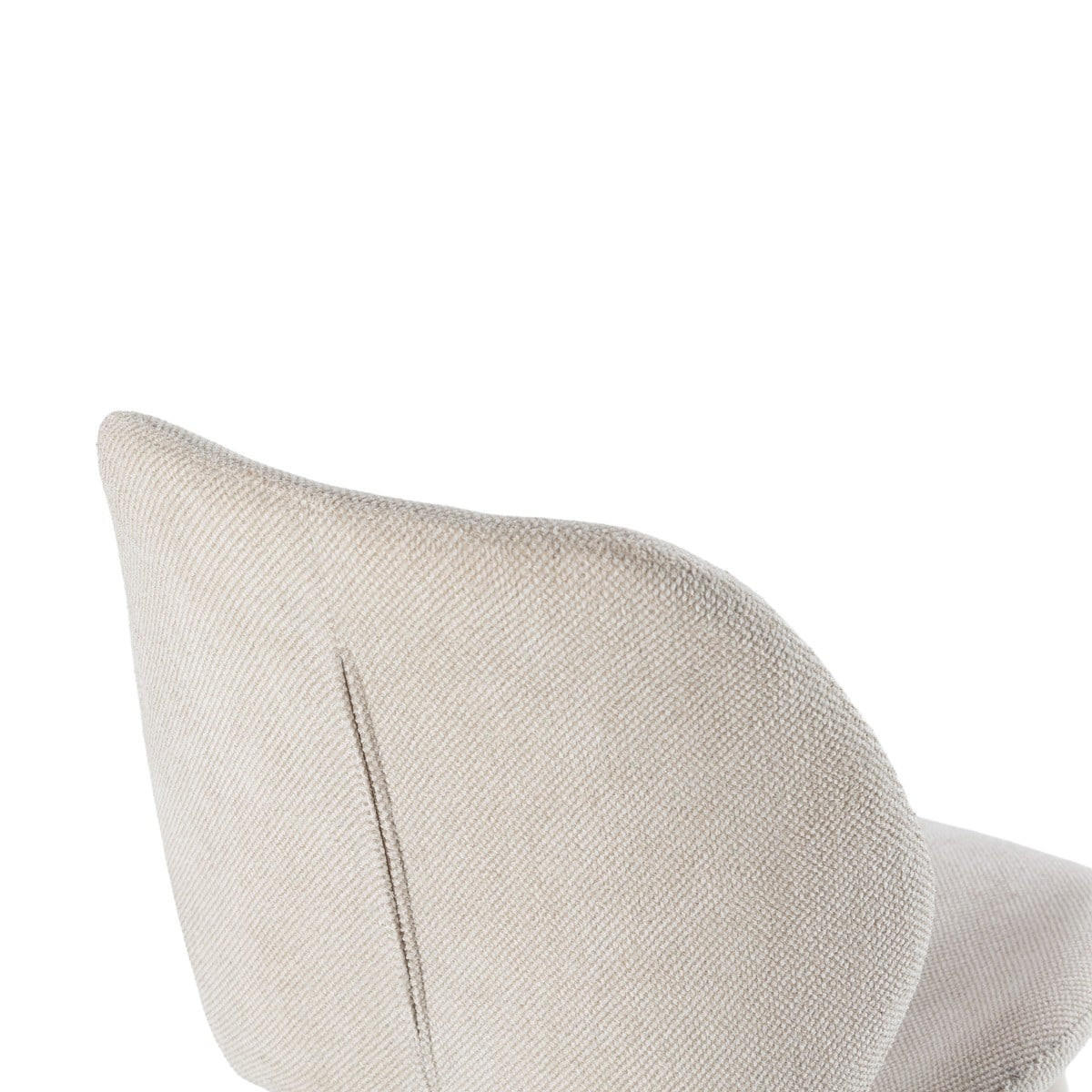STOFFSTÜHLEN 4er-Set 58/49/47,5 cm - Creme, Textil (58/47.5/49cm) - Calicosy