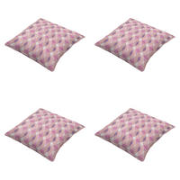 DEKORATIONSKISSEN Rae - Lila - 50/50/10 cm - 4er-Set - Lila, Textil (50/50cm) - Madison