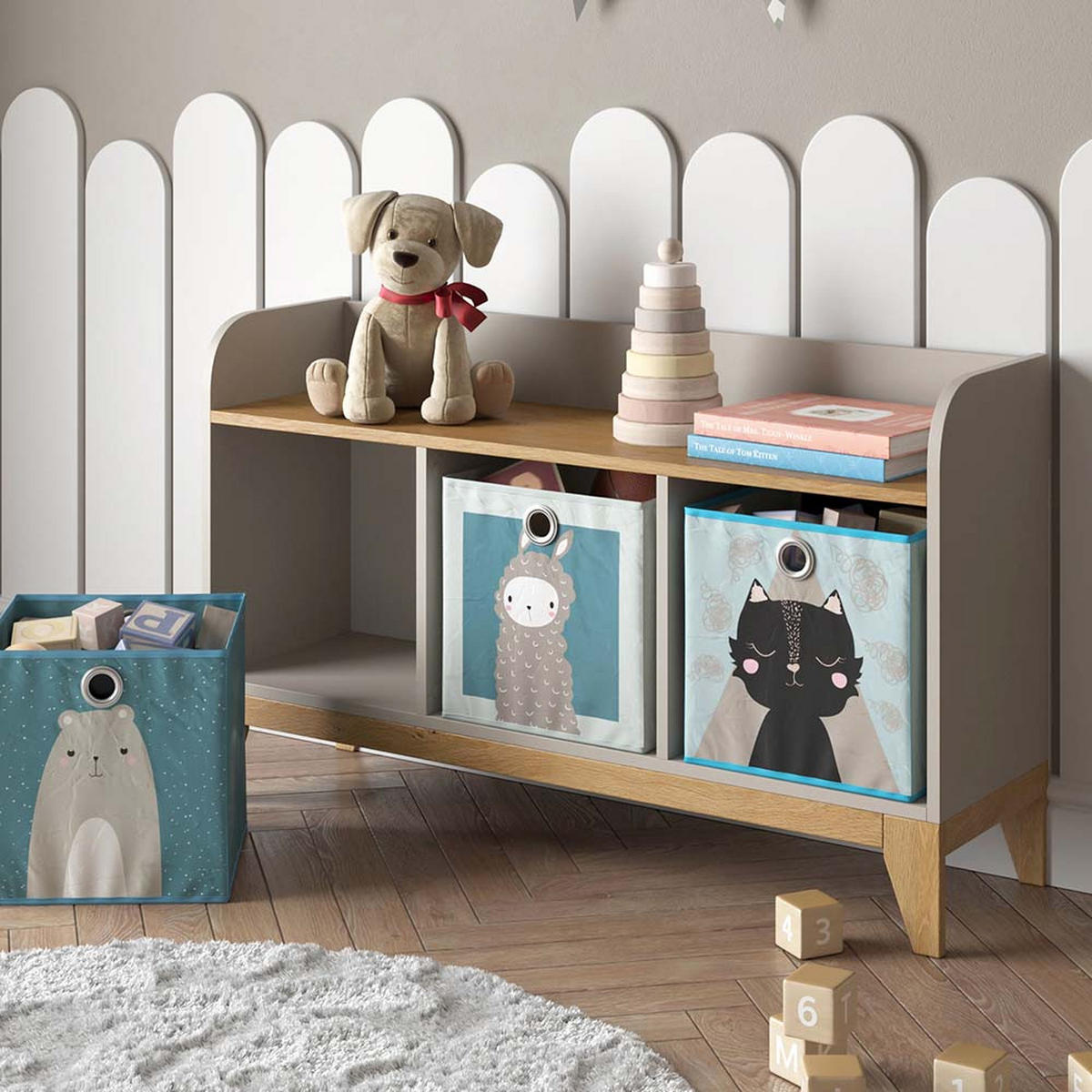 KINDERSITZBANK Malia Cashmere-Eiche 107.2 x 63.8 cm - Kaschmir, Holzwerkstoff (107.2/63.8/30.6cm) - VitaliSpa