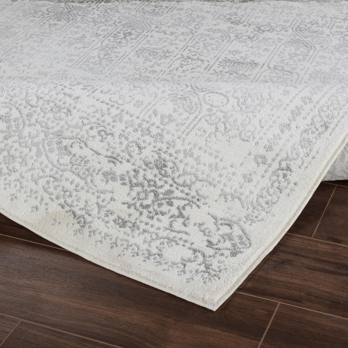 VINTAGE-TEPPICH 120x170 cm Grau - Grau, Naturmaterialien/Textil (140/200cm) - LIVABLISS