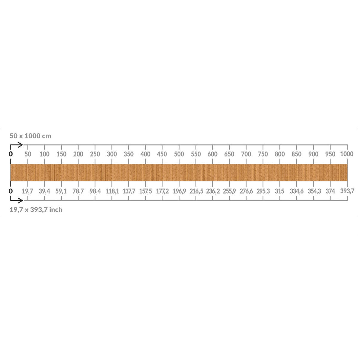 BALKON SICHTSCHUTZ Bambus 200/50 cm - Braun, Kunststoff (200/50cm) - Bilderwelten