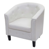 LOUNGESESSEL Weiß - Weiß, Textil (71/75/66cm) - MCW