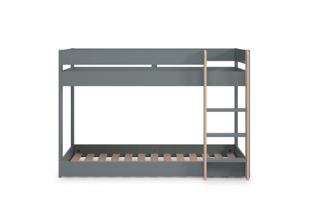 ETAGENBETTEN 90x190 cm 107,4/197/131,5 cm - Grün, Holz (90/190cm) - Calicosy