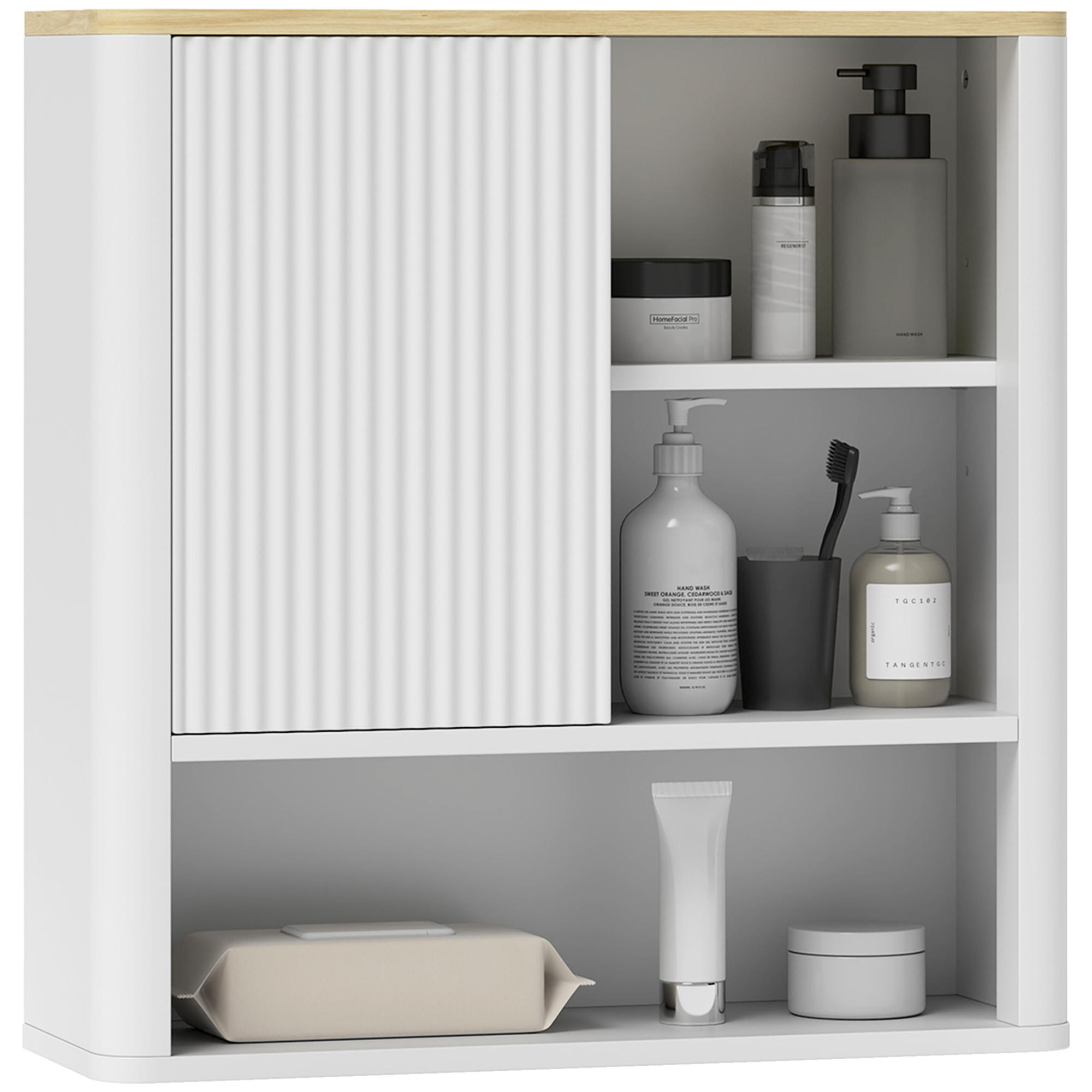 HÄNGESCHRANK Weiß 1 Stück - Weiß, Kunststoff (60/62/20cm) - GiPP