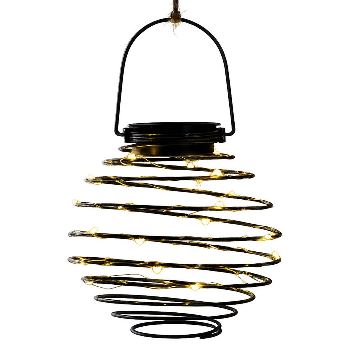 LED SOLARLEUCHTE Bienennest Anthrazit 2er Set - Anthrazit, Kunststoff (15/15/15cm)