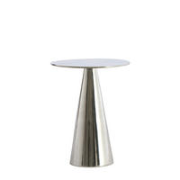 BEISTELLTISCH Leova Grau Ø35/45 cm - Grau, Metall (35/35/45cm) - Light & Living