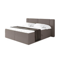 BOXBETT mit Matratze H4 - EVON - 140x200 cm Braun - Braun, Holzwerkstoff (140/200cm) - ALTDECOR
