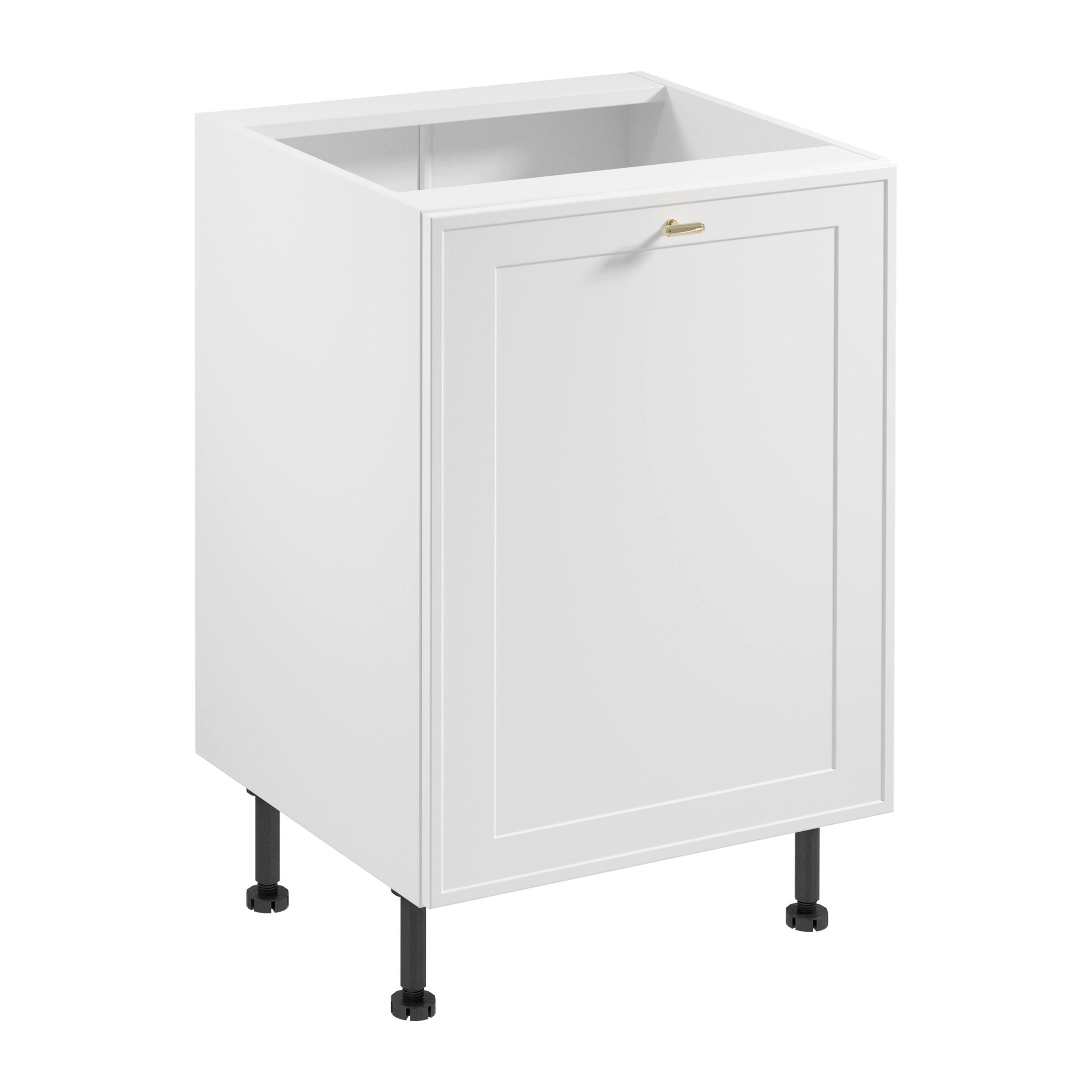 UNTERSCHRANK D60 P/L – Sorento Weiß – Weiß - Weiß, Holzwerkstoff (60/87/52cm) - ROYAL24_MARKT