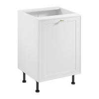 UNTERSCHRANK D60 P/L – Sorento Weiß – Weiß - Weiß, Holzwerkstoff (60/87/52cm) - ROYAL24_MARKT