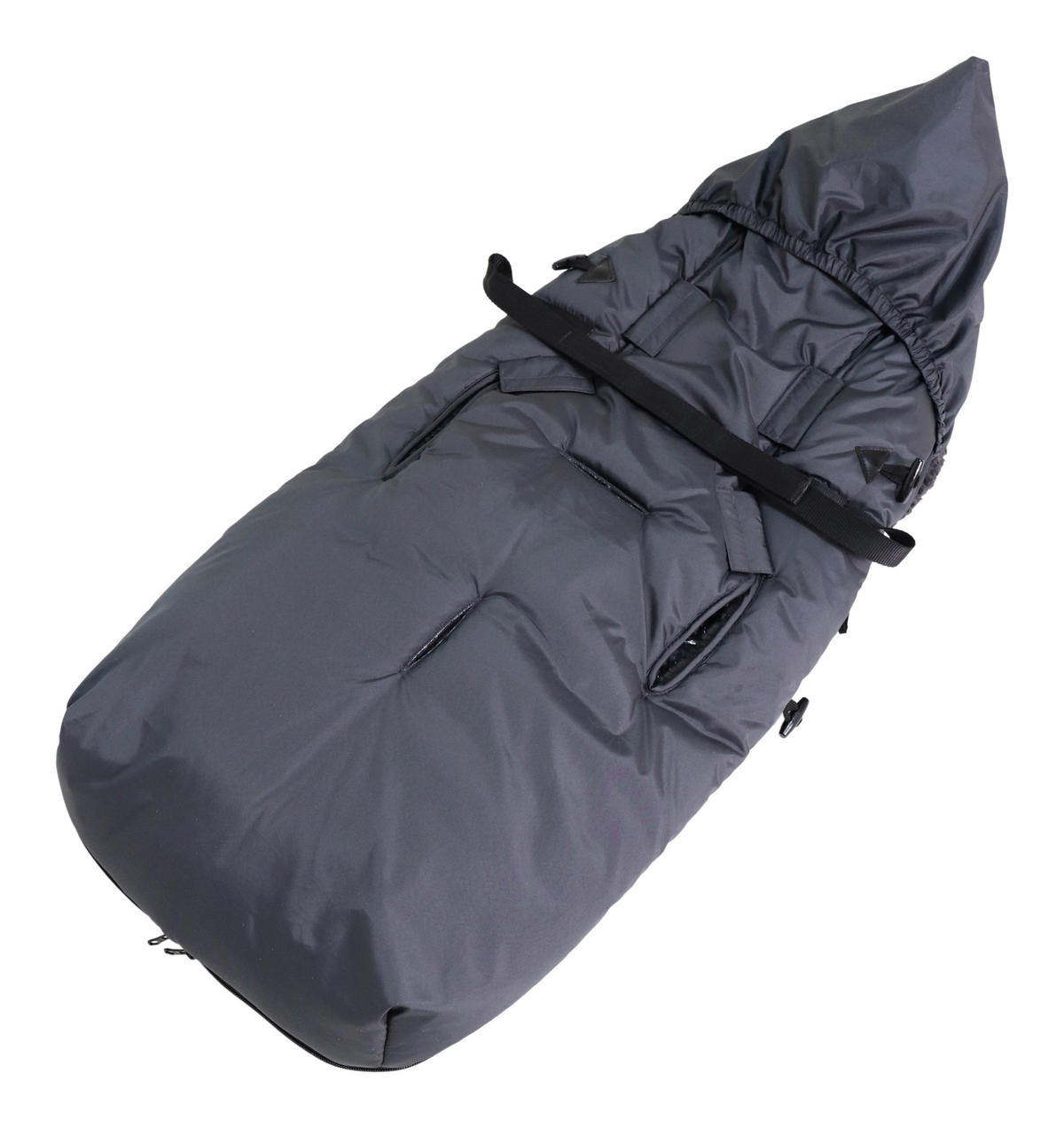 KINDERWAGEN-FUSSSACK XL TOO, anthracite - Dunkelgrau, Textil (46/10/105cm) - Kaiserbaby