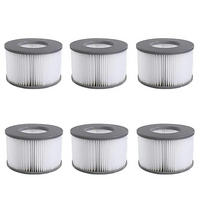 FILTERKARTUSCHEN 6er Set für Whirlpools und aufblasbare Pools - Multicolor, Kunststoff (1/1/1cm)