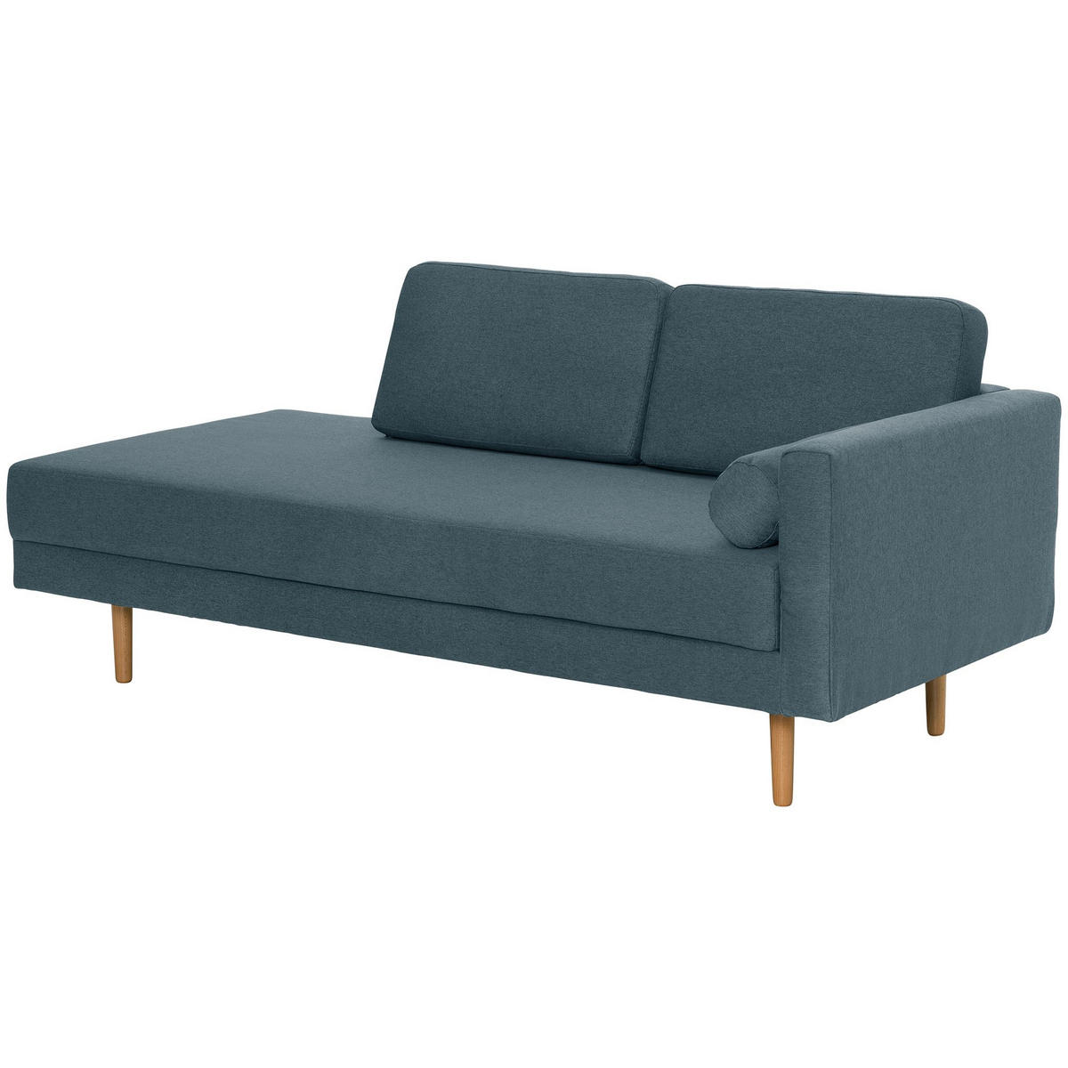 RECAMIERE Armlehne rechts Keara Flachgewebe blau-grau - Blaugrau, Kunststoff (87/81/190cm) - 58aufmkessel