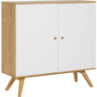 KOMMODE NATURE - Weiß, Holzwerkstoff (120/117/40cm) - Vox Möbel