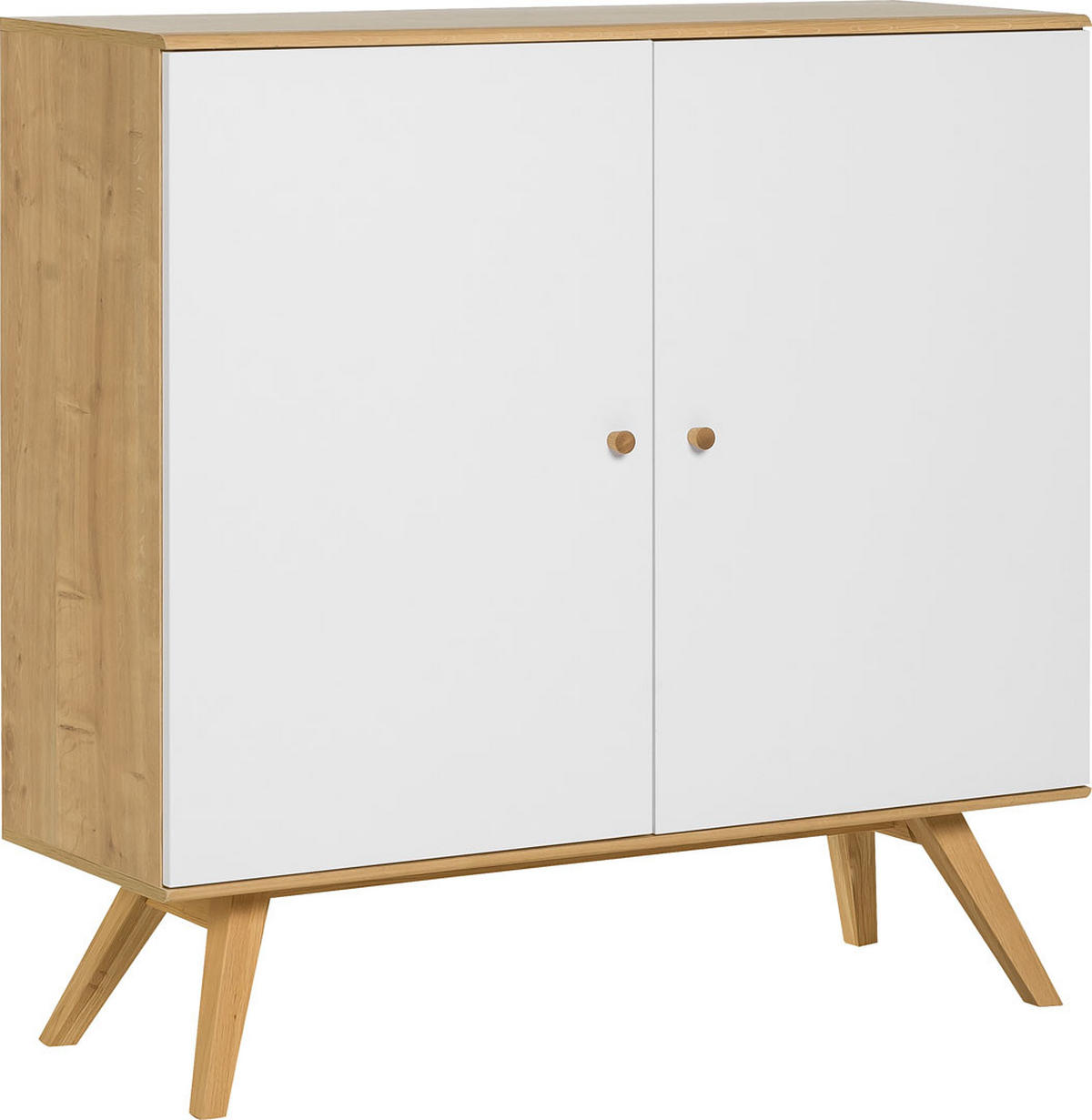 KOMMODE NATURE - Weiß, Holzwerkstoff (120/117/40cm) - Vox Möbel