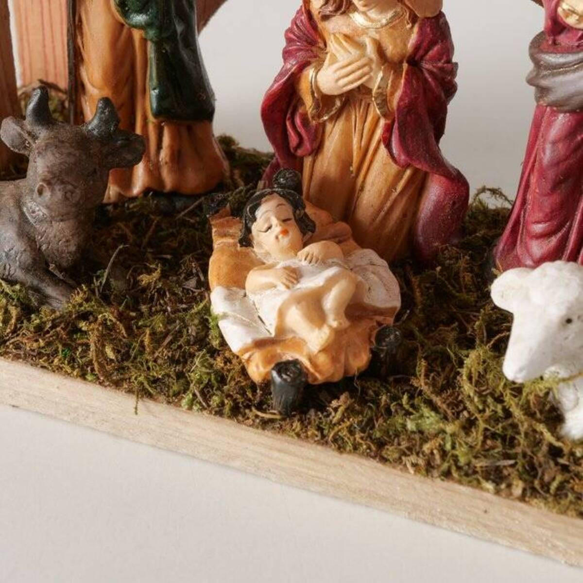 WEIHNACHTSSZENE Marona - Multicolor, Kunststoff (6/11/15cm) - Boltze Home