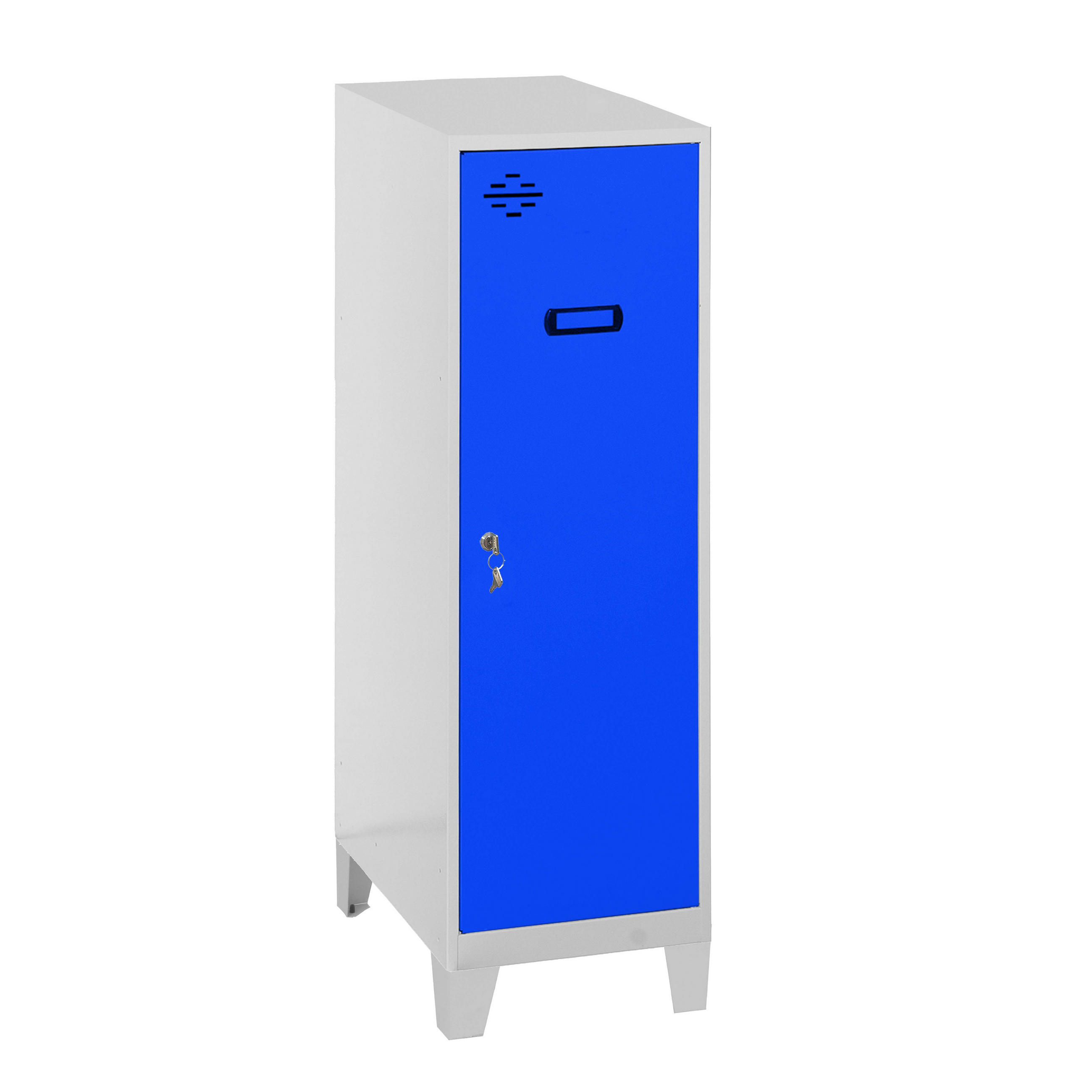 Proregal Schliessfachwürfel Blau 40x101.5x50 cm