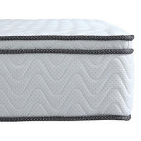 TASCHENFEDERKERNMATRATZE VIKTORIA Höhe 25cm 180x200cm - Weiß, Textil/Metall (180/200cm) - Arensberger