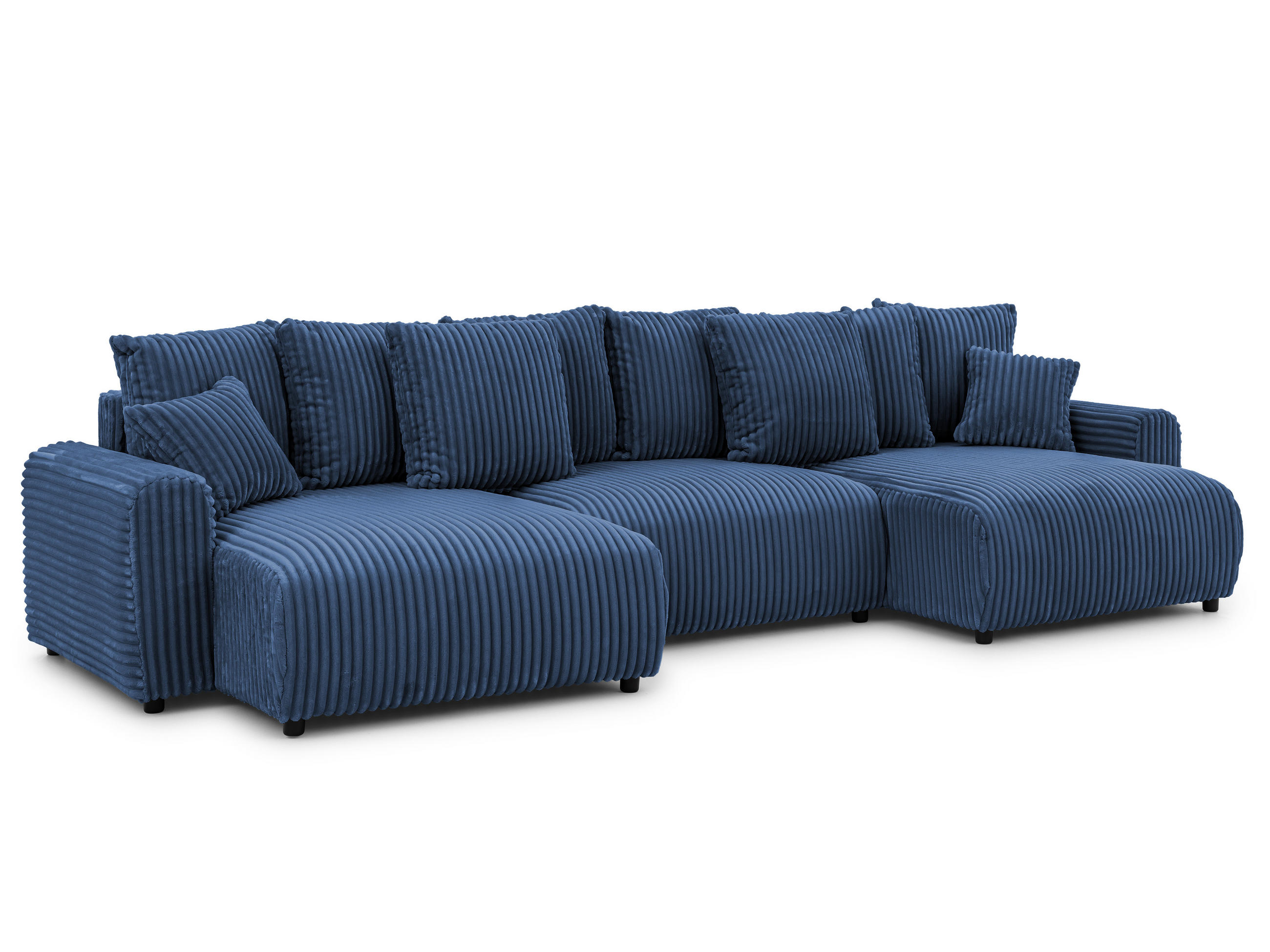 S-Style Wohnlandschaft Blau 336x88x140 cm