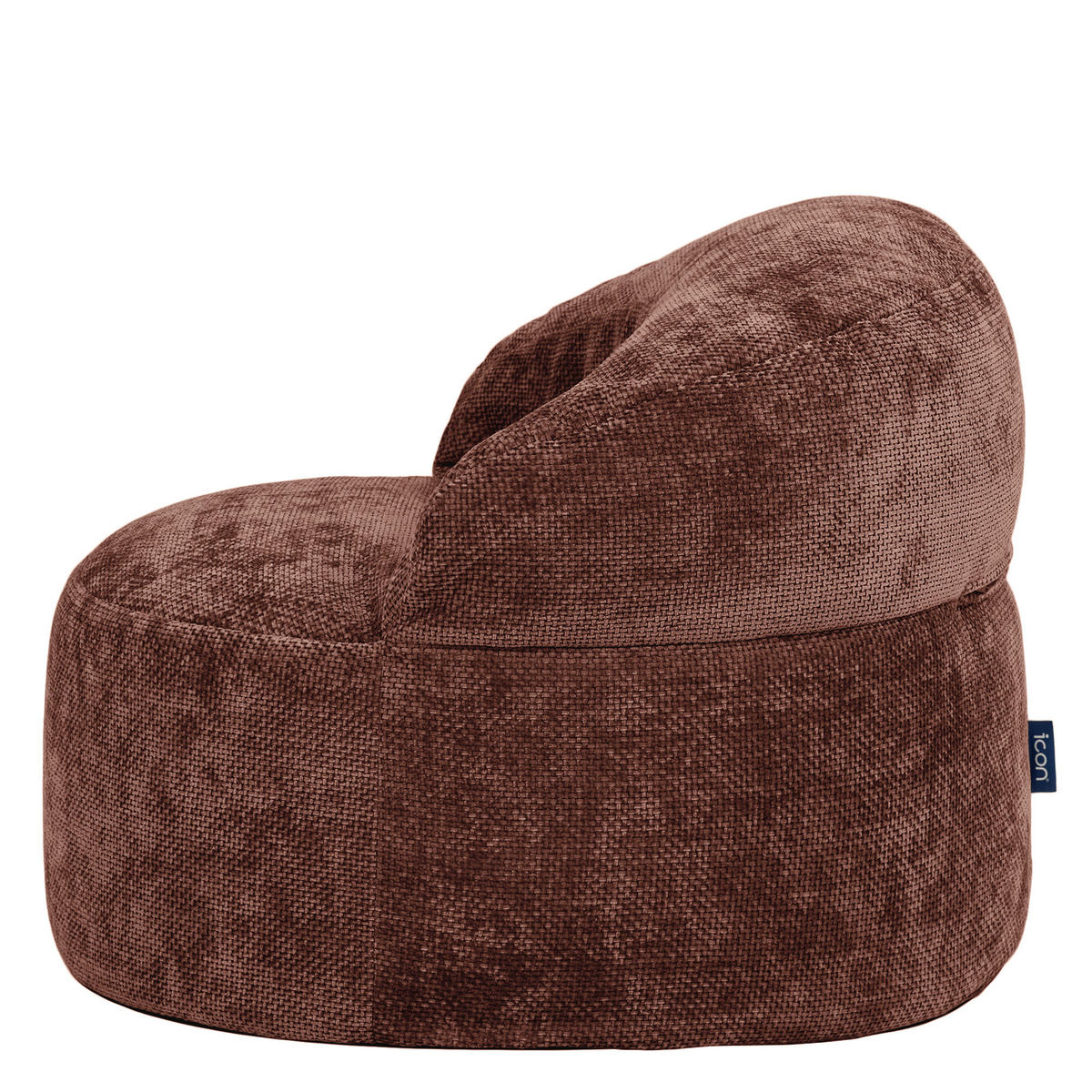 SITZSACK aus Chenille Orb - Bordeaux, Textil (86/61/86cm) - icon
