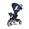 DREIRAD One 3 in 1 dunkelblau EVA-Reifen Schiebestange Anti-Rutsch Pedale umbaubar - Dunkelblau, Metall (70/50/96cm) - Lorelli