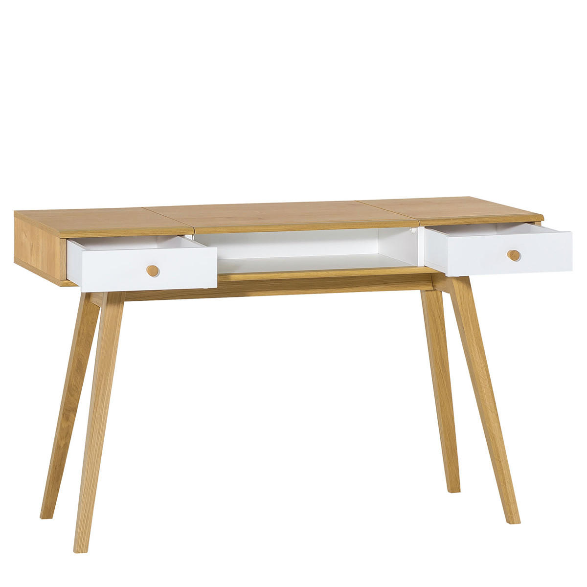 SCHREIBTISCH weiß - Weiß, Holzwerkstoff (50/76/120cm) - Petits-meubles