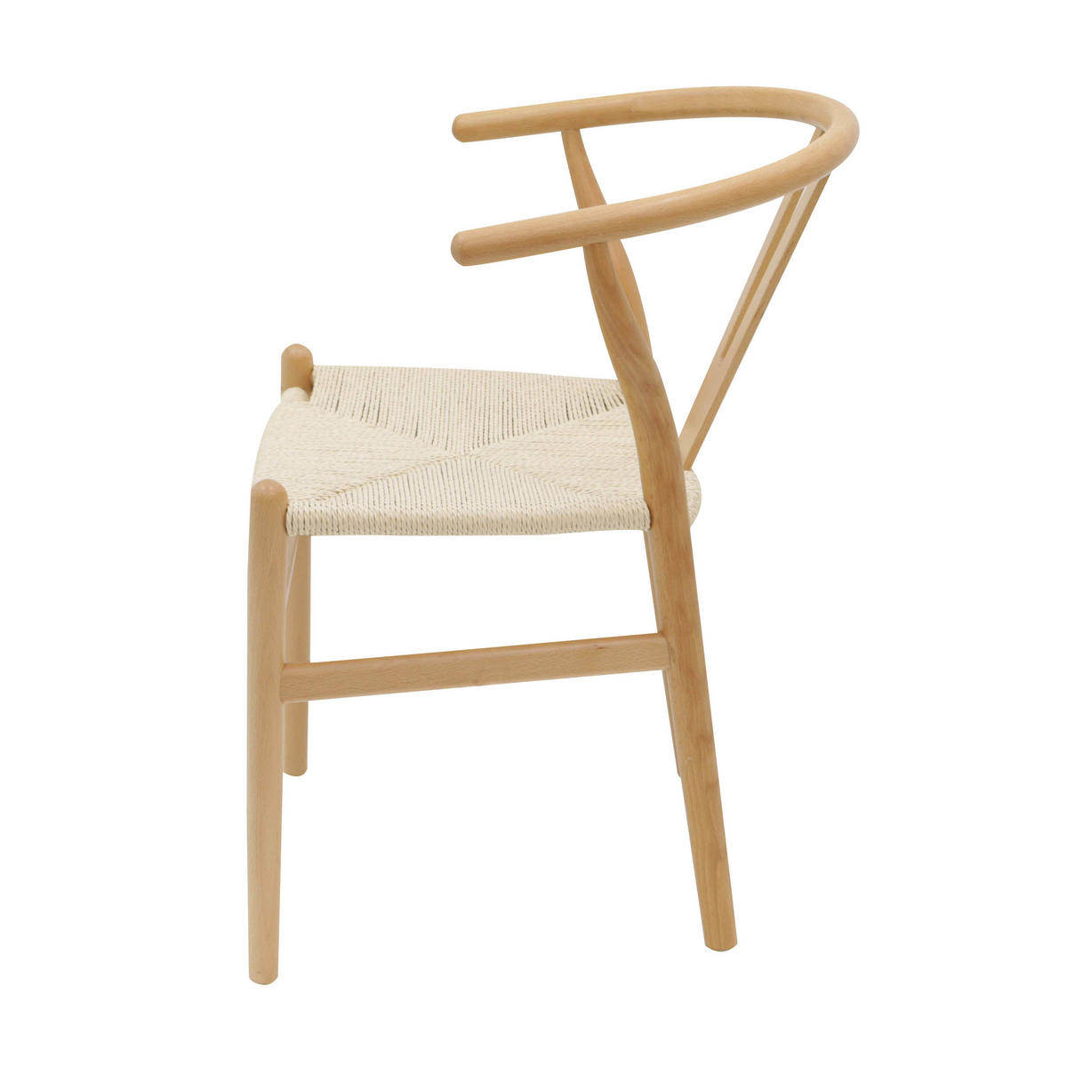 STÜHLE 2-tlg., Holzfarbe - Braun, Holz (55/76/60cm) - Oviala