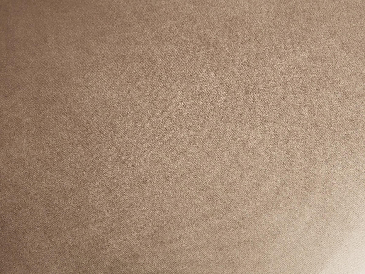 BÜROSTUHL ohne Armlehnen - 59 cm x 61.5 cm - samt - beige Eleana - Beige/Schwarz, Textil (59/89/61.5cm) - Vente-Unique