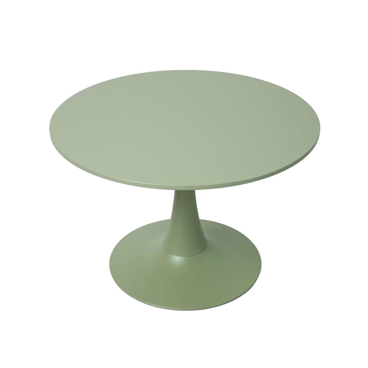 COUCHTISCH, Grün - Grün, Metall (70/70/47cm) - Oviala