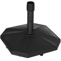 SONNENSCHIRMFUSS für Mastdurchmesser Ø 34/38/48 mm, für Garten, Balkon, Zementfüllung, Schwarz 45,5 x 45,5 x 33 cm - Schwarz, Kunststoff (45.5/45.5cm) - Outsunny