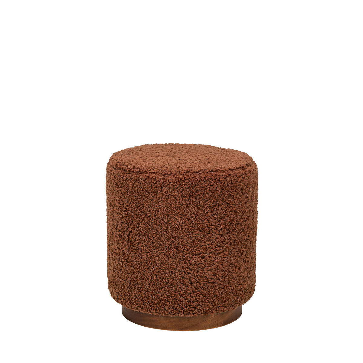 POUF Arles Terrakotta / Orange 35 cm x 42 cm - Terracotta, Textil (35/42/35cm)