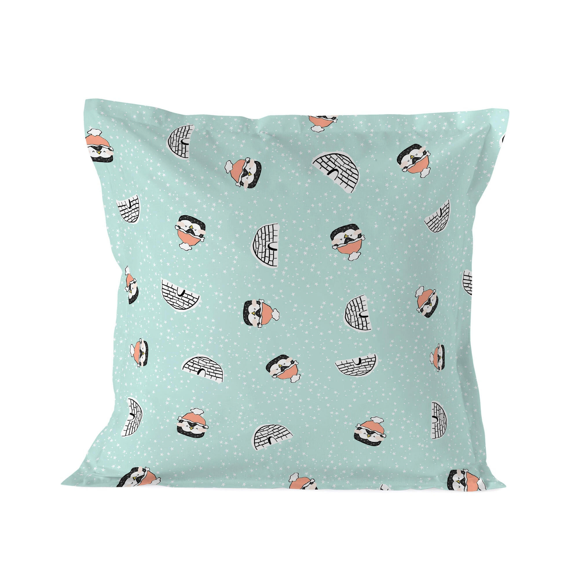 KISSENBEZUG igloo 80x80 cm mehrfarbig - Multicolor, Textil (80/80cm) - Happy Friday
