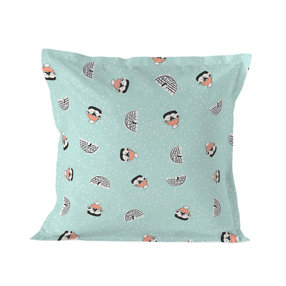KISSENBEZUG igloo 80x80 cm mehrfarbig - Multicolor, Textil (80/80cm) - Happy Friday
