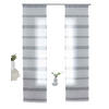 FLÄCHENVORHANG 2ER SET »Frankfurt« HxB 245x60 cm Grau - Grau, Textil (60/245cm) - Gardinenbox