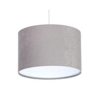 HÄNGELEUCHTE Grau 30/20 cm - Weiß/Grau, Kunststoff (30/0.45/20cm) - ONZENO