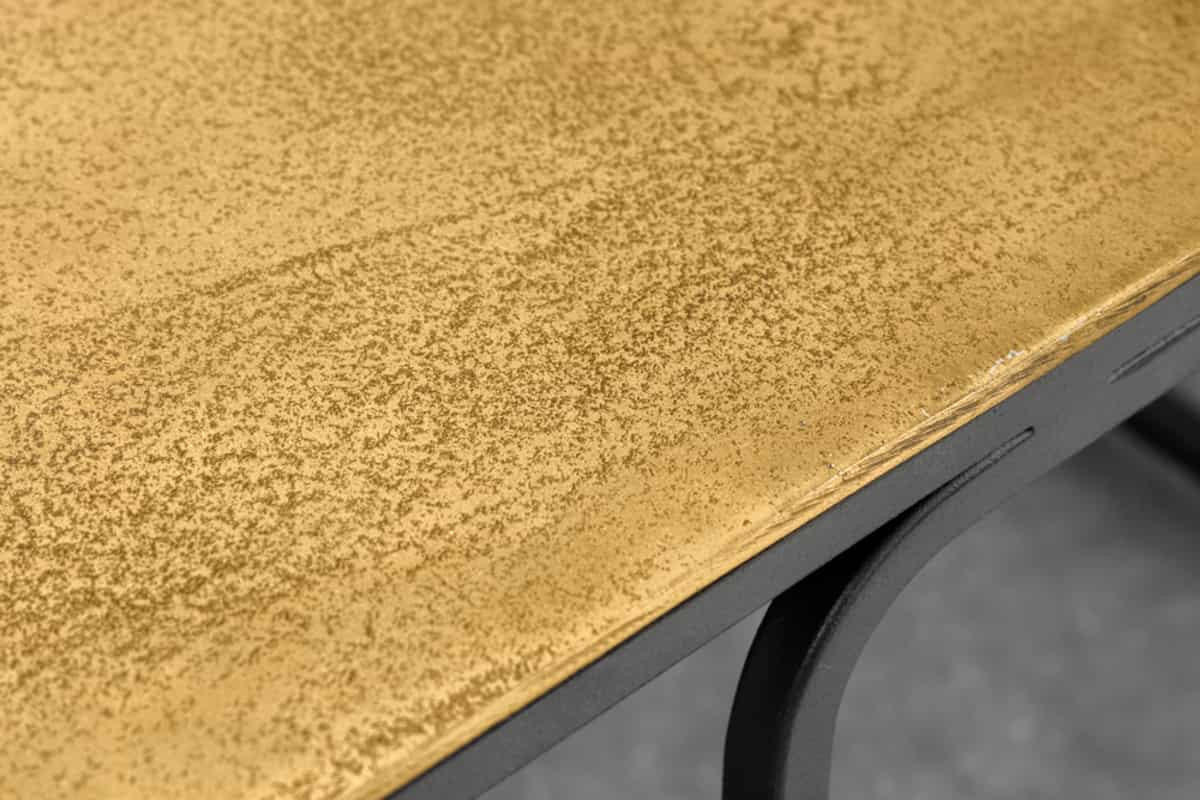 COUCHTISCH 2er Set ABSTRACT quadratisch, Metall, Gold, Silber 61cm - Silberfarben/Goldfarben, Metall (61/61/31cm) - riess-ambiente