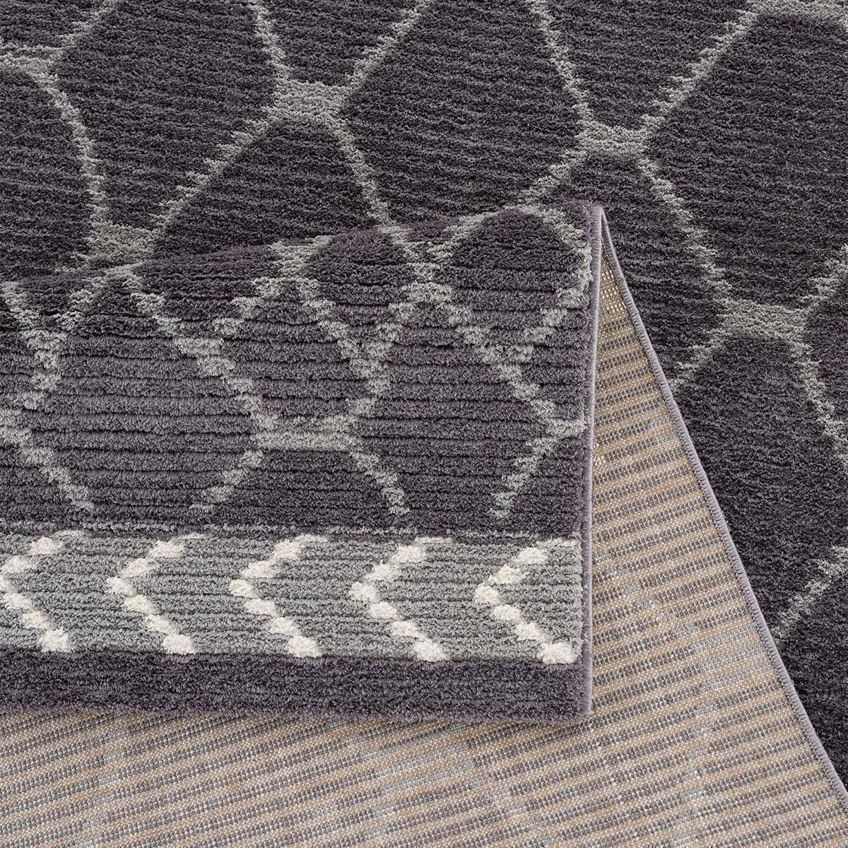 KURZFLOR-TEPPICH April 2312 Grau 140x200 cm - Grau, Textil (140/200cm) - carpet city