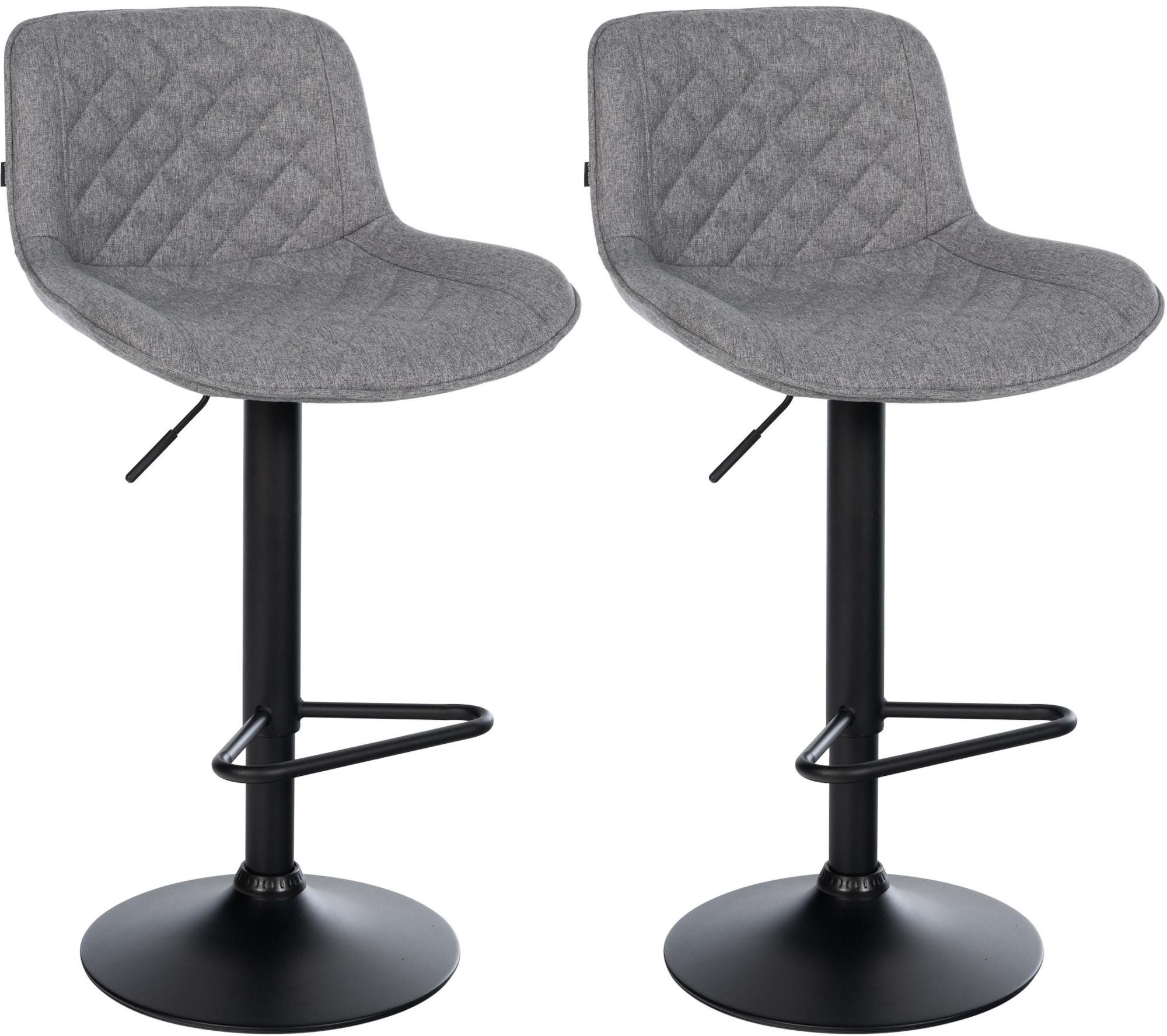 Deluke Barhocker Dunkelgrau 50x84x52 cm