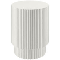 BEISTELLTISCH Amira, Ø 38 x 51 cm, creme - Creme, Keramik (38/38/51cm) - tectake
