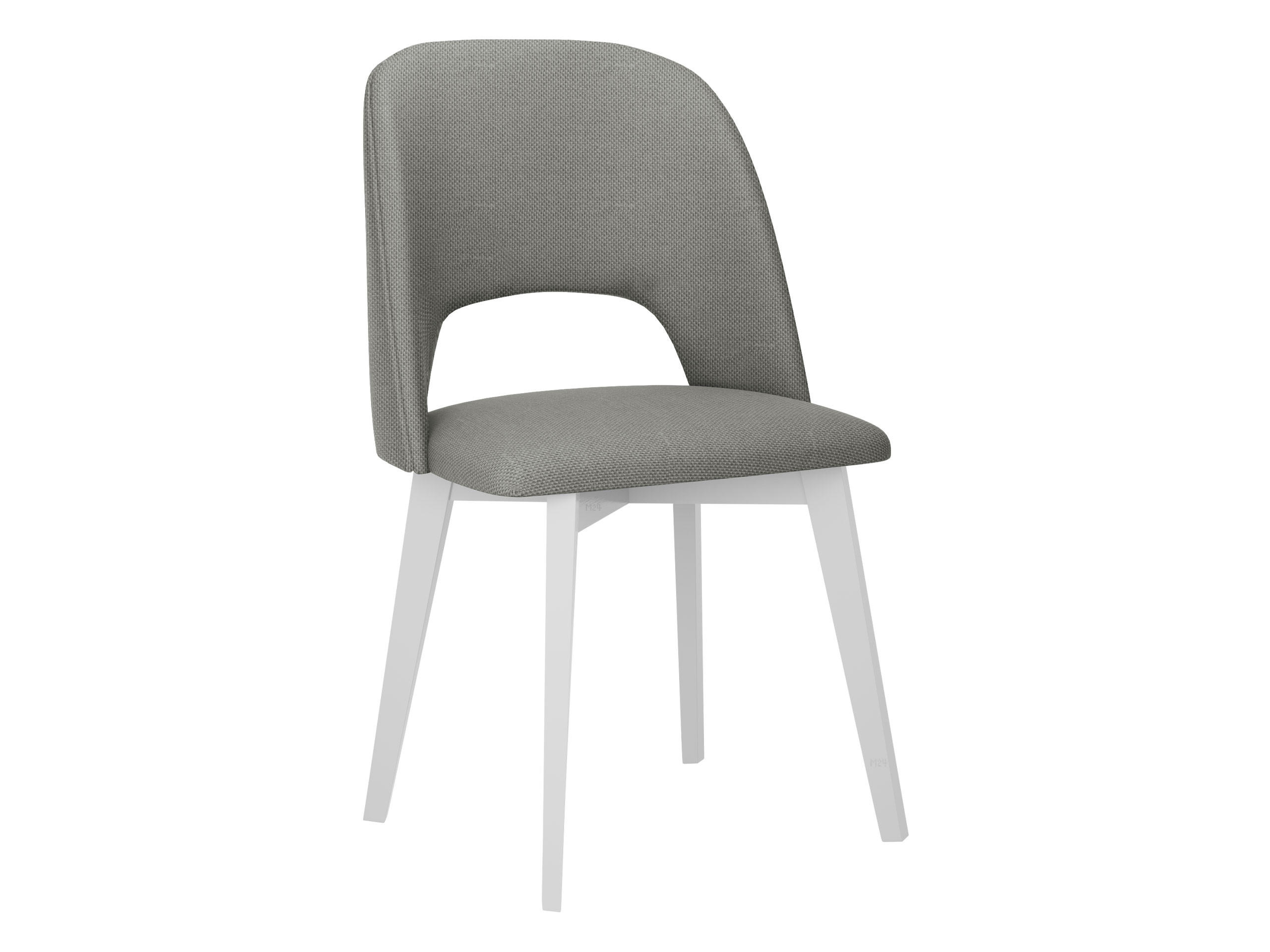 STUHL Monti 4, Holzfarbe: Weiß - Weiß/Grau, Holz (48/83/54cm) - MIRJAN24