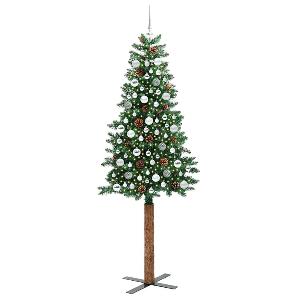 vidaXL Weihnachtsbaum Grün 210 cm