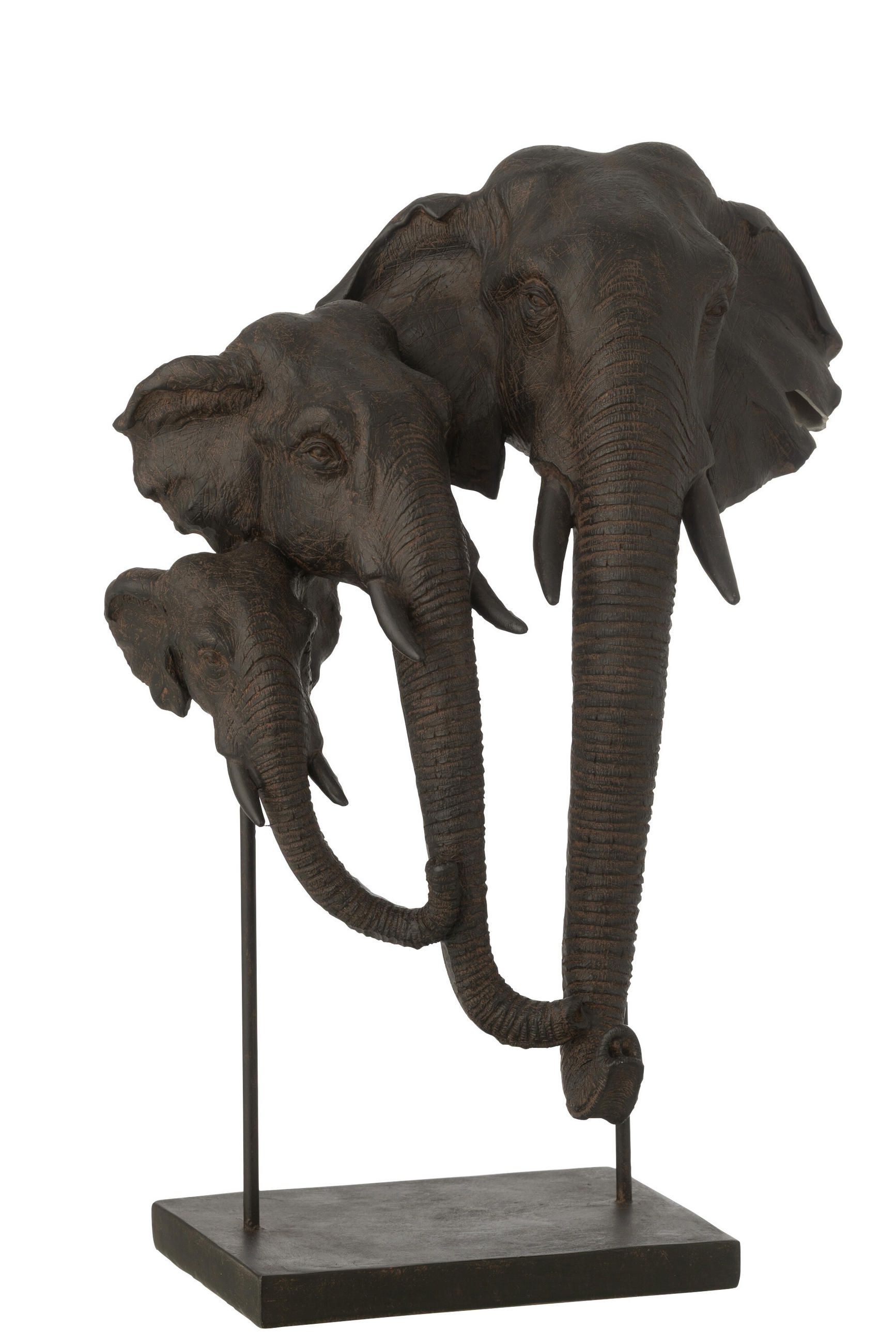 J-Line Elefant Braun 22x43.5x31 cm