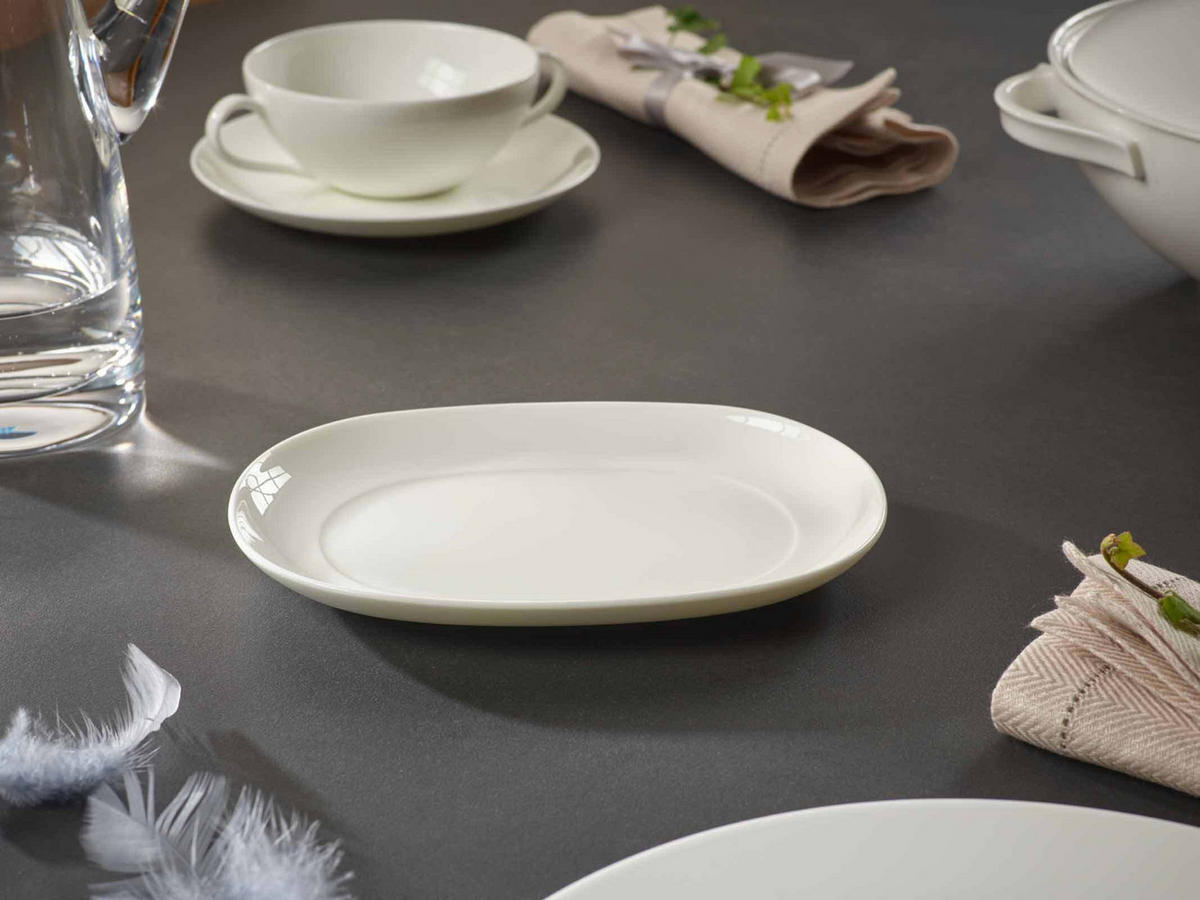SAUCIERE MIT UNTERTASSE Anmut weiß - Weiß, Keramik (2/2/2cm) - Villeroy & Boch