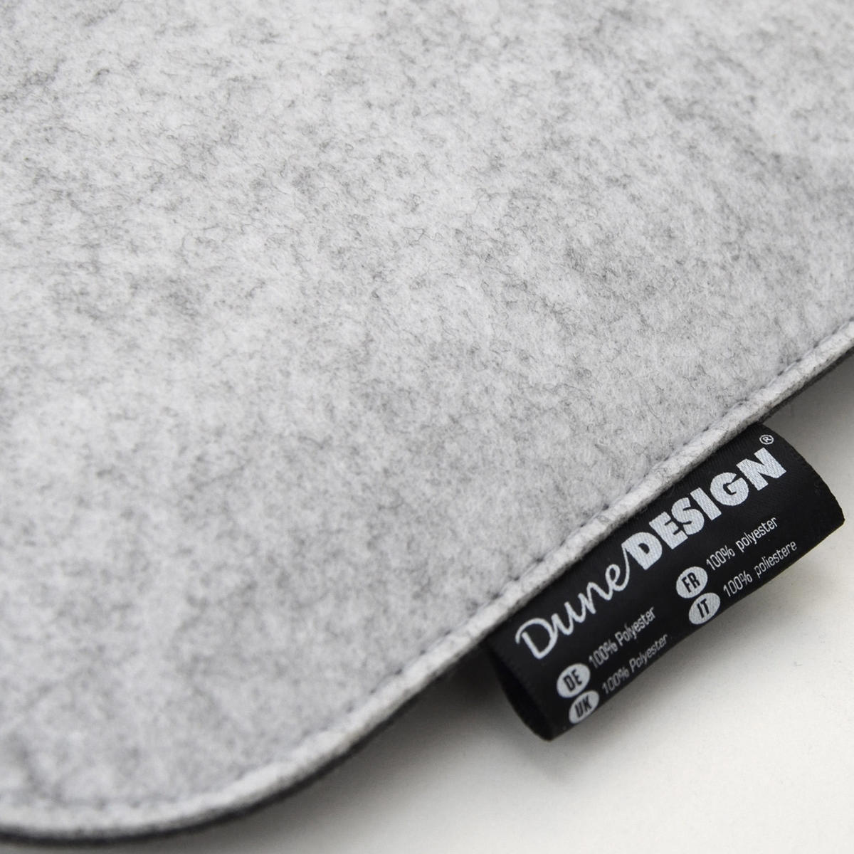 FILZ-SITZKISSEN zum Wenden, 2er Set 35/35/3 cm, Grau - Grau, Kunststoff (35/35/3cm) - Dunedesign