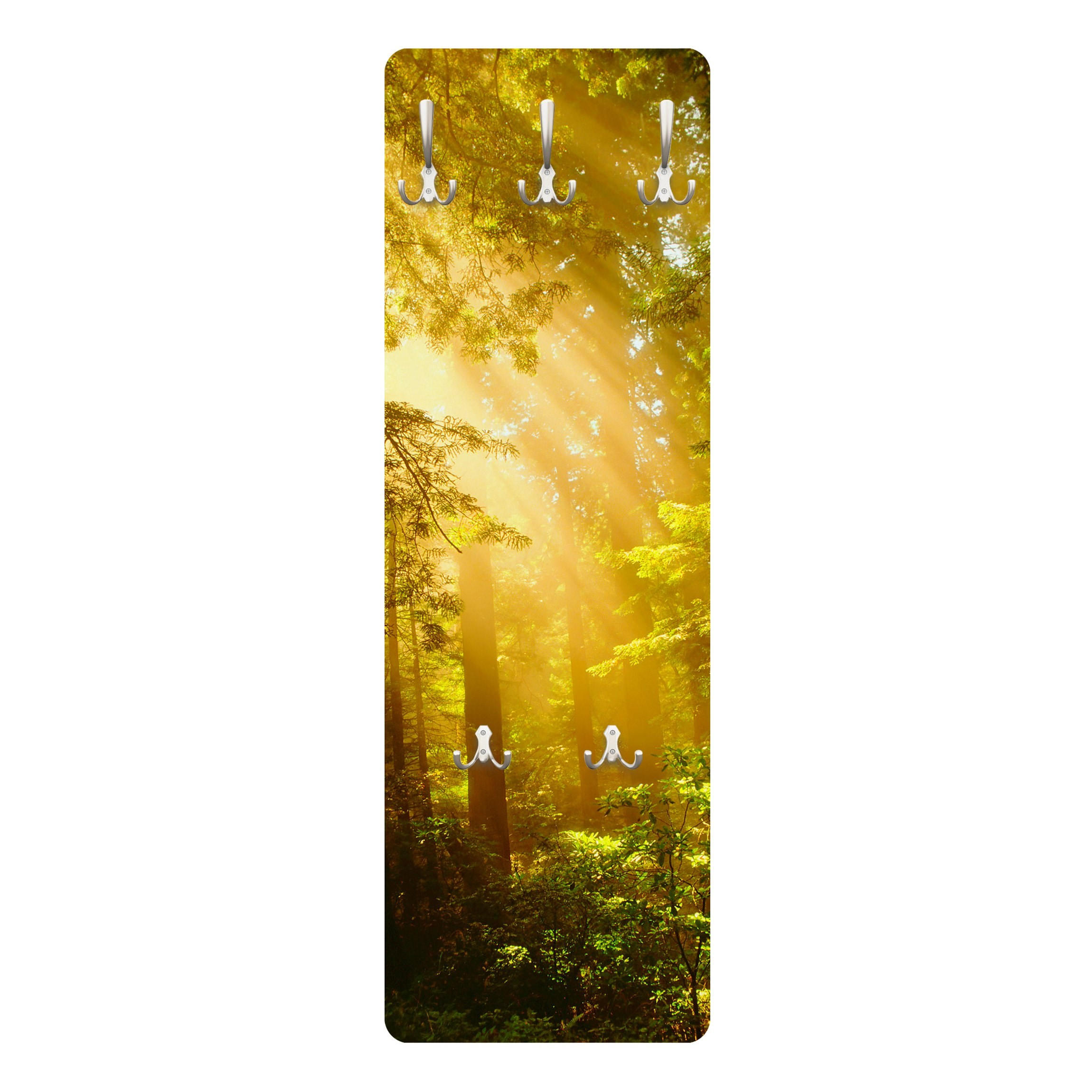 WANDGARDEROBE - Morgengold Gelb 34/105 cm - Gelb, Holzwerkstoff (34/105/1.6cm) - Bilderwelten
