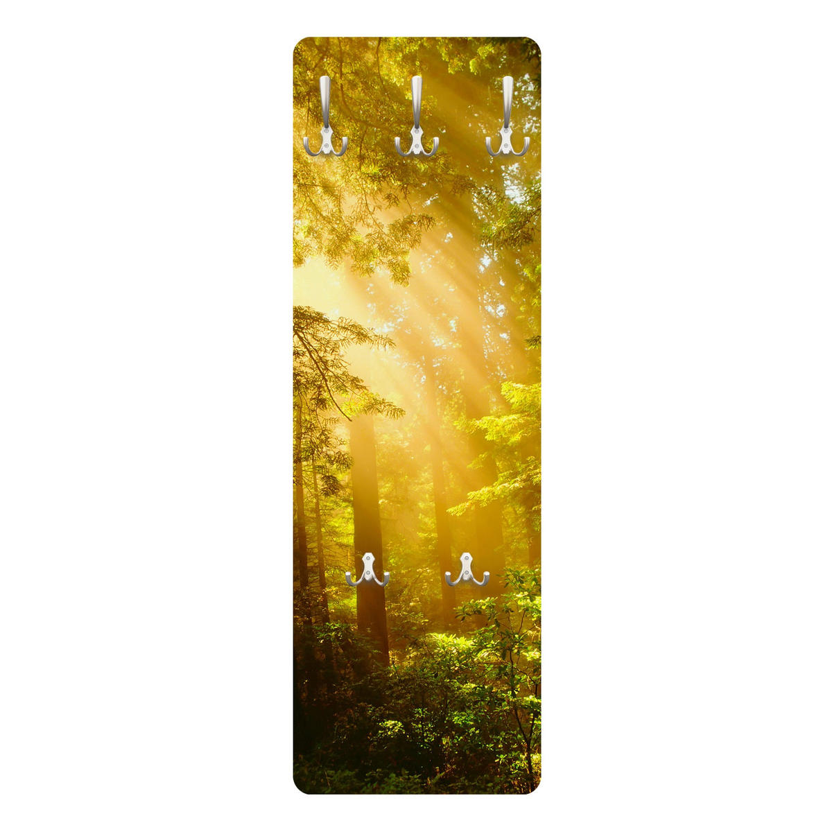 WANDGARDEROBE - Morgengold Gelb 34/105 cm - Gelb, Holzwerkstoff (34/105/1.6cm) - Bilderwelten